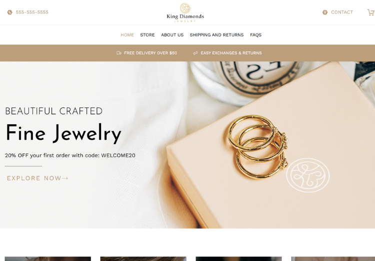 Site Builder - Fine Jewelry