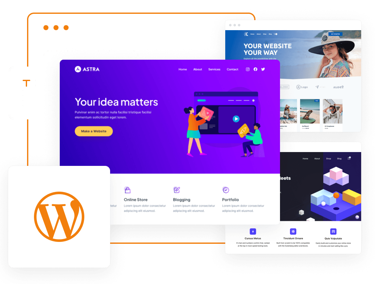 Shared Hosting - Over 10,000+ WP Themes