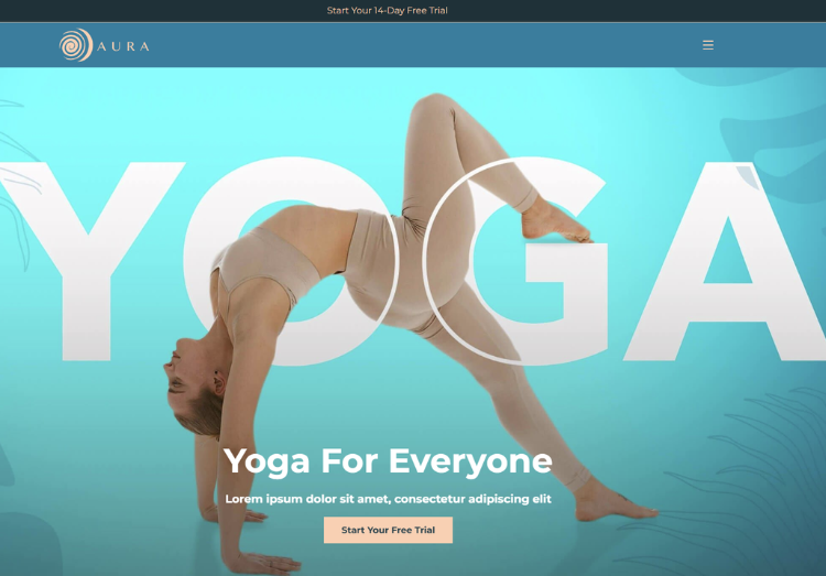 Site Builder - Yoga Studio